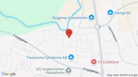 Apartments for rent i Hässleholm - kort over placeringen