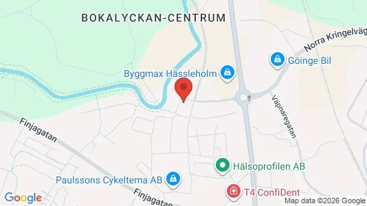 Apartments for rent i Hässleholm - kort over placeringen