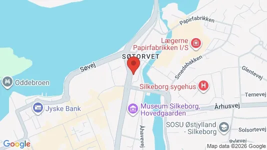Apartments for rent i Silkeborg - kort over placeringen