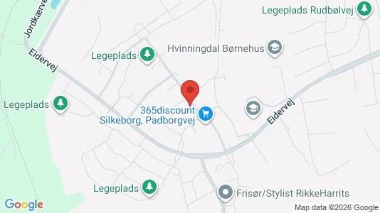 Apartments for rent i Silkeborg - kort over placeringen