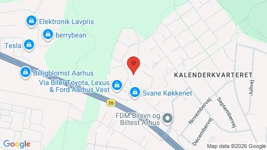 Apartments for rent i Aarhus V - kort over placeringen