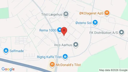 Apartments for rent i Tilst - kort over placeringen