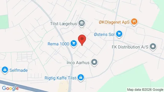 Apartments for rent i Tilst - kort over placeringen