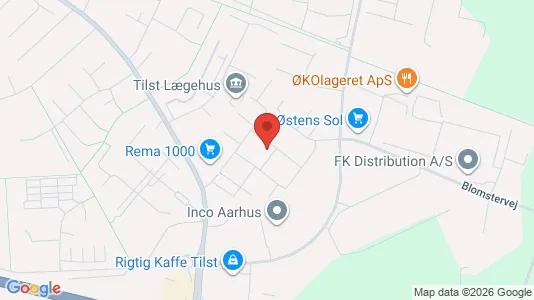 Apartments for rent i Tilst - kort over placeringen