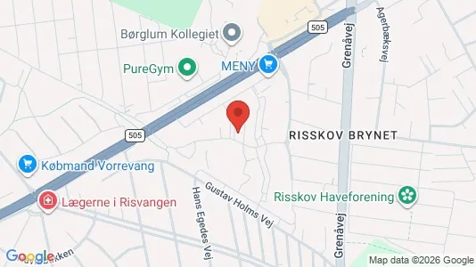Apartments for rent i Risskov - kort over placeringen