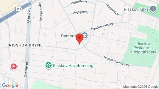 Apartments for rent i Risskov - kort over placeringen