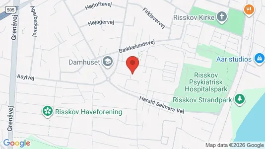 Apartments for rent i Risskov - kort over placeringen