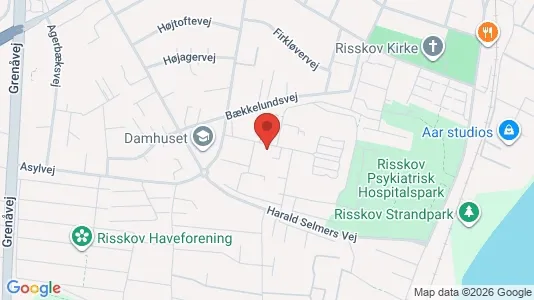 Apartments for rent i Risskov - kort over placeringen