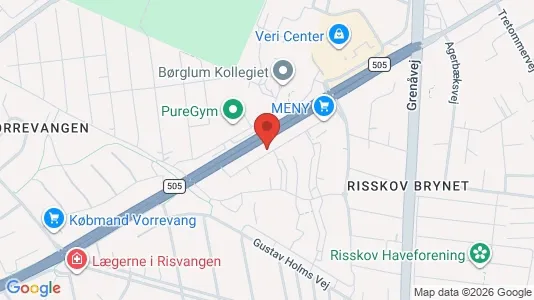 Apartments for rent i Risskov - kort over placeringen
