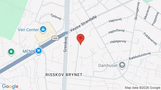 Apartments for rent i Risskov - kort over placeringen