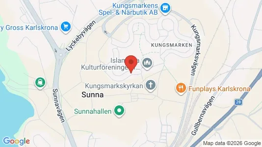 Apartments for rent i Karlskrona - kort over placeringen