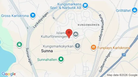 Apartments for rent i Karlskrona - kort over placeringen