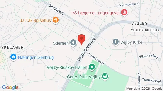 Apartments for rent i Risskov - kort over placeringen