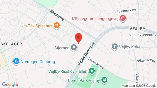 Apartments for rent i Risskov - kort over placeringen