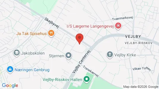 Apartments for rent i Risskov - kort over placeringen