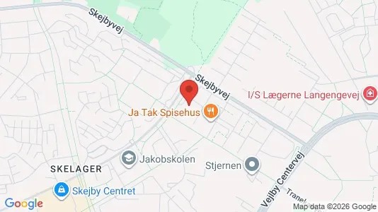 Apartments for rent i Risskov - kort over placeringen