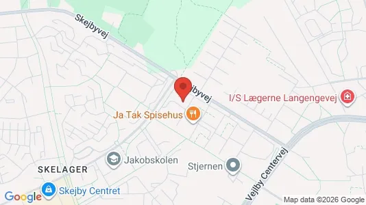 Apartments for rent i Risskov - kort over placeringen