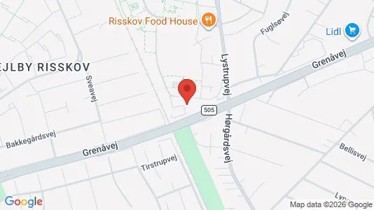 Apartments for rent i Risskov - kort over placeringen