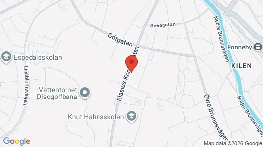 Apartments for rent i Ronneby - kort over placeringen