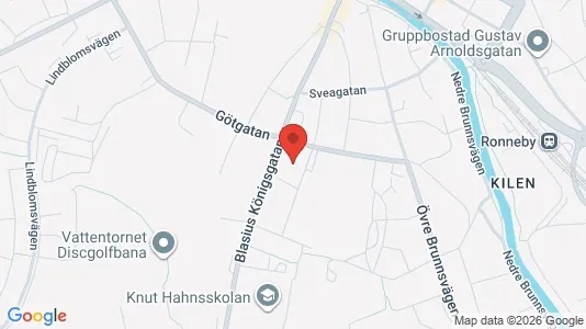 Apartments for rent i Ronneby - kort over placeringen