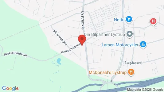 Apartments for rent i Lystrup - kort over placeringen
