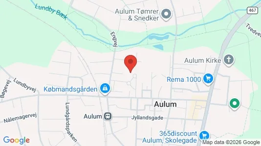 Apartments for rent i Aulum - kort over placeringen