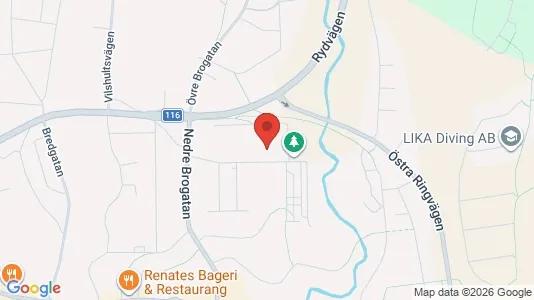 Apartments for rent i Olofström - kort over placeringen