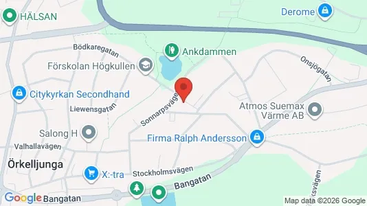 Apartments for rent i Örkelljunga - kort over placeringen