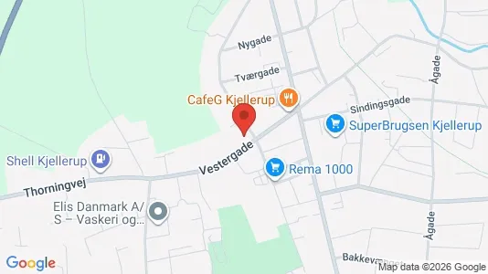 Apartments for rent i Kjellerup - kort over placeringen