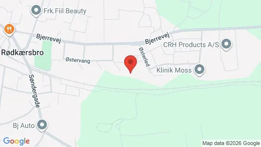Apartments for rent i Rødkærsbro - kort over placeringen