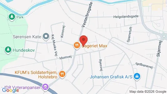Apartments for rent i Holstebro - kort over placeringen