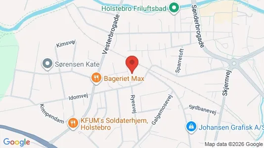 Apartments for rent i Holstebro - kort over placeringen