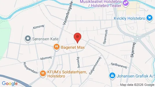 Apartments for rent i Holstebro - kort over placeringen