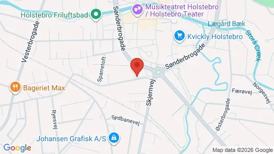 Apartments for rent i Holstebro - kort over placeringen