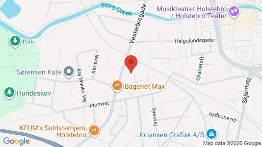 Apartments for rent i Holstebro - kort over placeringen