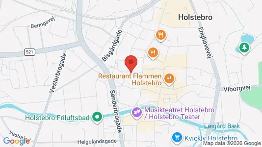 Apartments for rent i Holstebro - kort over placeringen