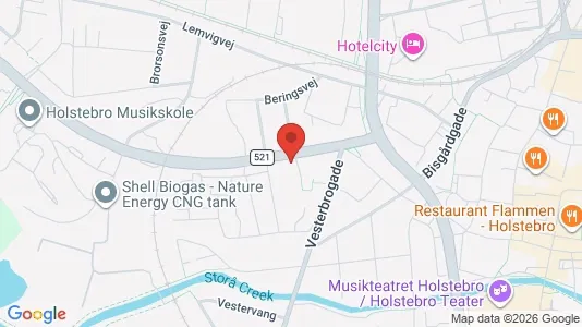 Apartments for rent i Holstebro - kort over placeringen