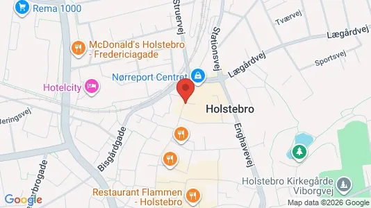 Apartments for rent i Holstebro - kort over placeringen