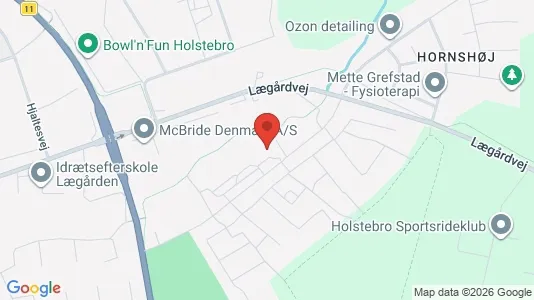 Apartments for rent i Holstebro - kort over placeringen