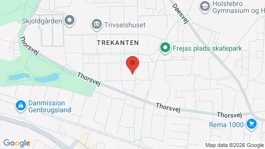 Apartments for rent i Holstebro - kort over placeringen