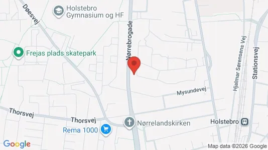 Apartments for rent i Holstebro - kort over placeringen