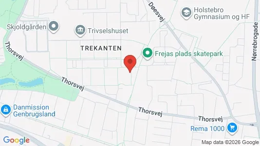 Apartments for rent i Holstebro - kort over placeringen