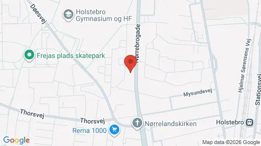 Apartments for rent i Holstebro - kort over placeringen