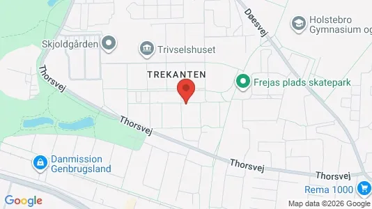 Apartments for rent i Holstebro - kort over placeringen