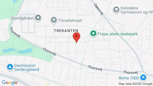 Apartments for rent i Holstebro - kort over placeringen