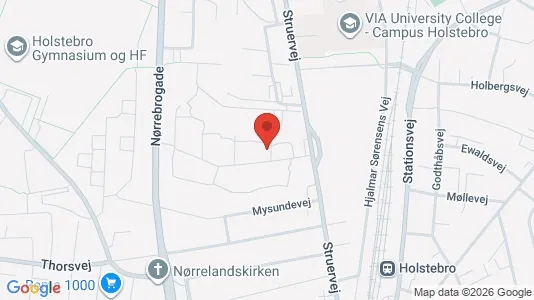 Apartments for rent i Holstebro - kort over placeringen