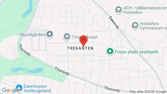 Apartments for rent i Holstebro - kort over placeringen