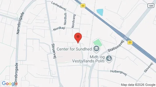 Apartments for rent i Holstebro - kort over placeringen