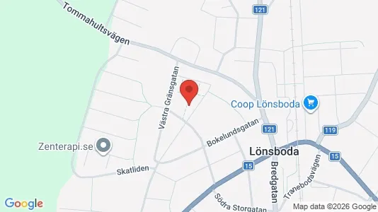 Apartments for rent i Osby - kort over placeringen