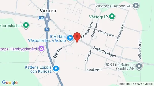Apartments for rent i Laholm - kort over placeringen